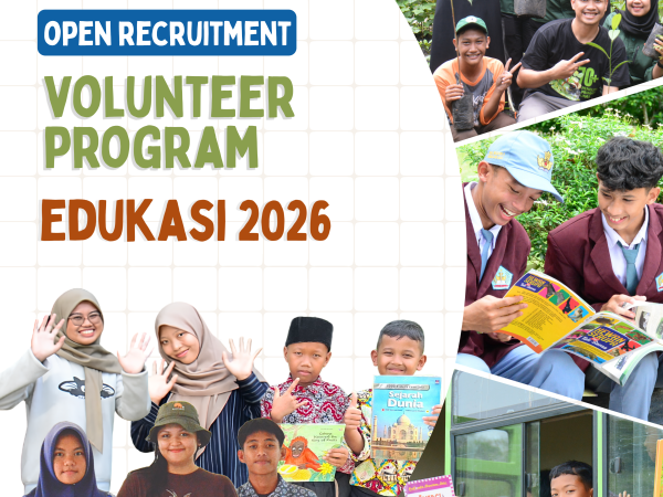 RECRUITMENT VOLUNTEER PROGRAM EDUKASI 2026